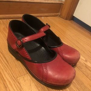 Dansko Red Women’s Clog Shoes